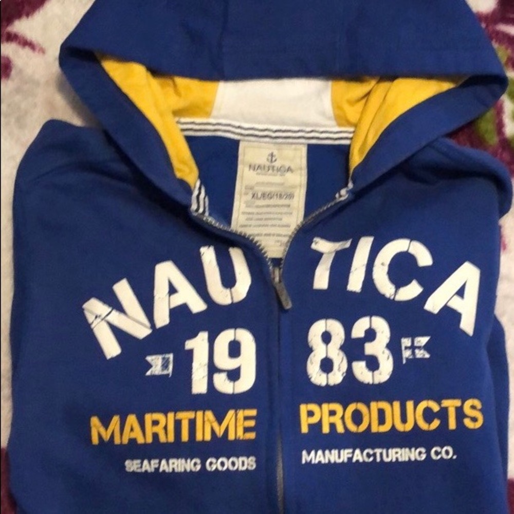 Boys Nautica Zip-Up Hoodie